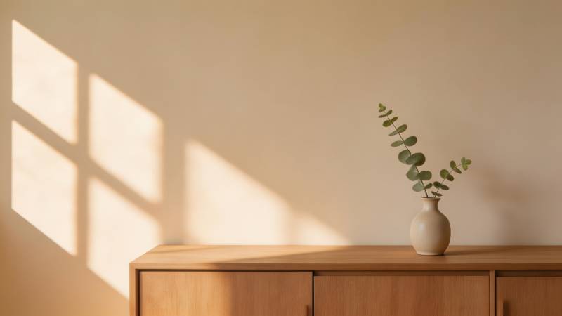 光影下的静谧角落图片