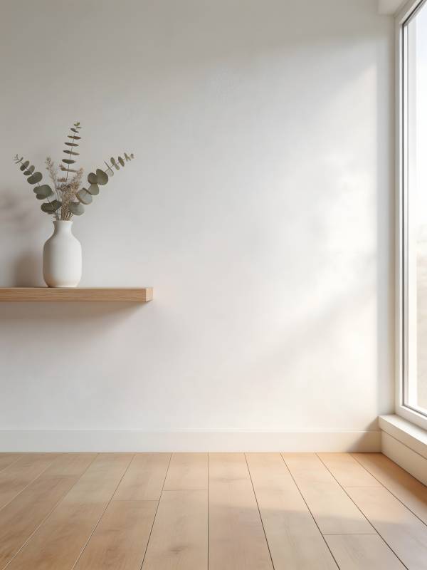 简约窗边花艺图片