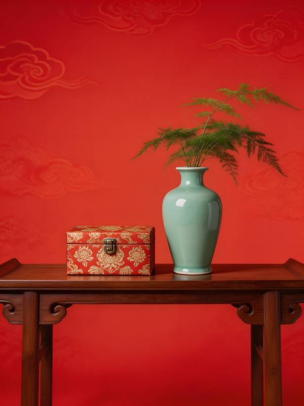 红墙青瓷雅韵图片