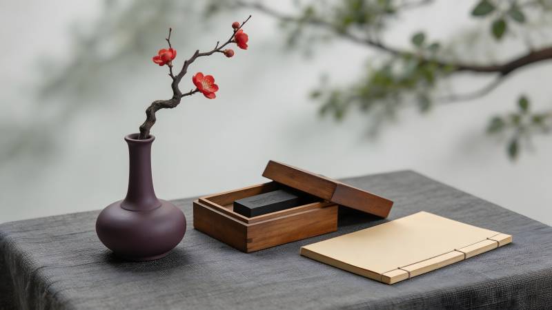 雅致文房静物图片