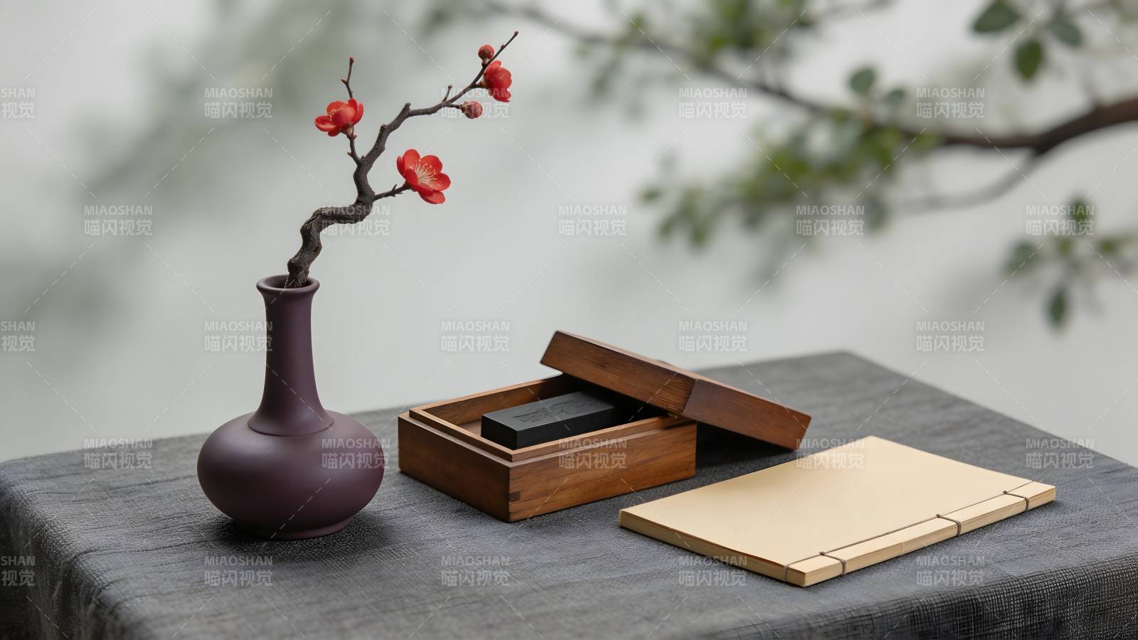 雅致文房静物图片