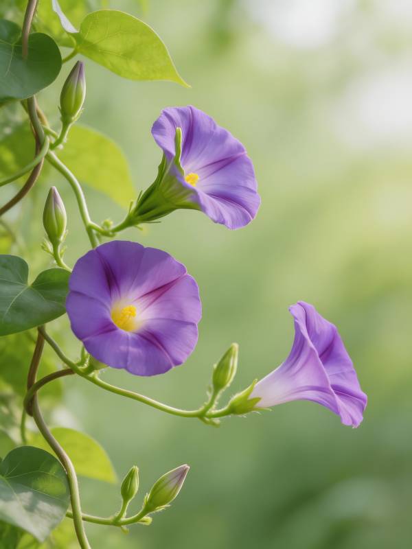 紫藤花绽放图片