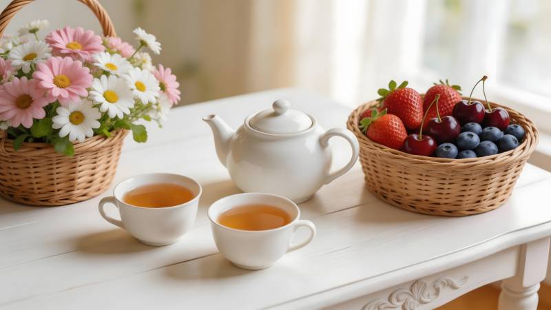 花果茶香时光图片