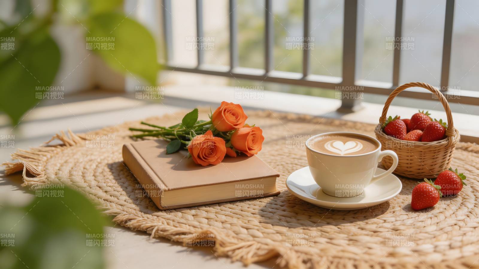 阳台上的悠闲时光图片