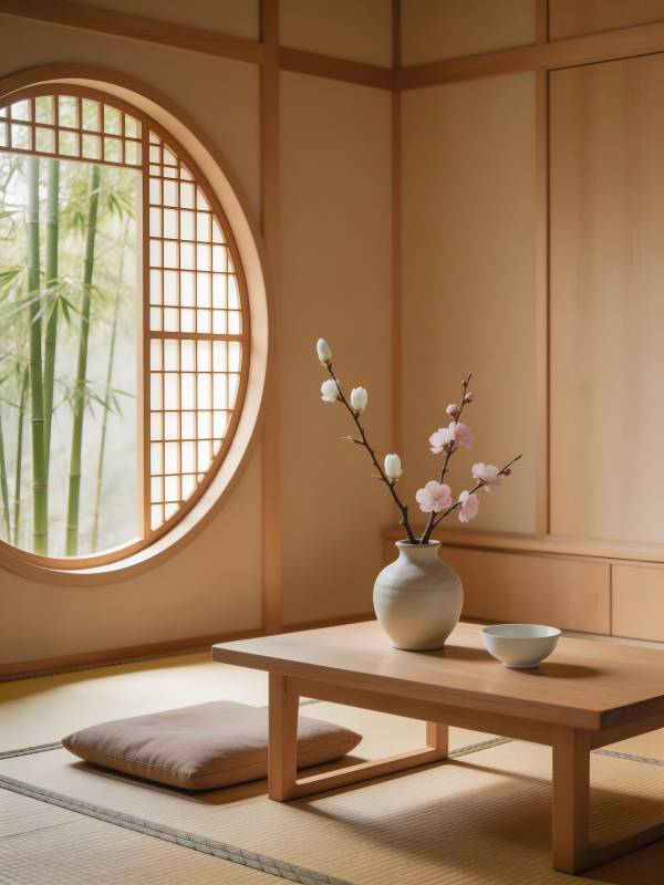 日式禅意静谧空间图片