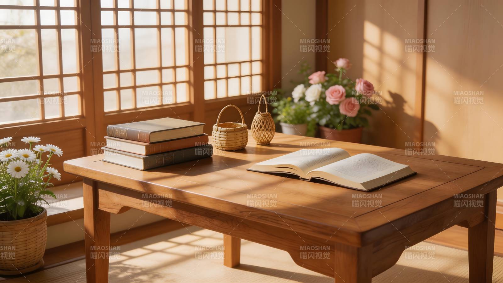 静谧书斋时光图片