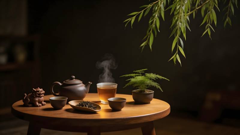 茶香四溢 静谧时光图片