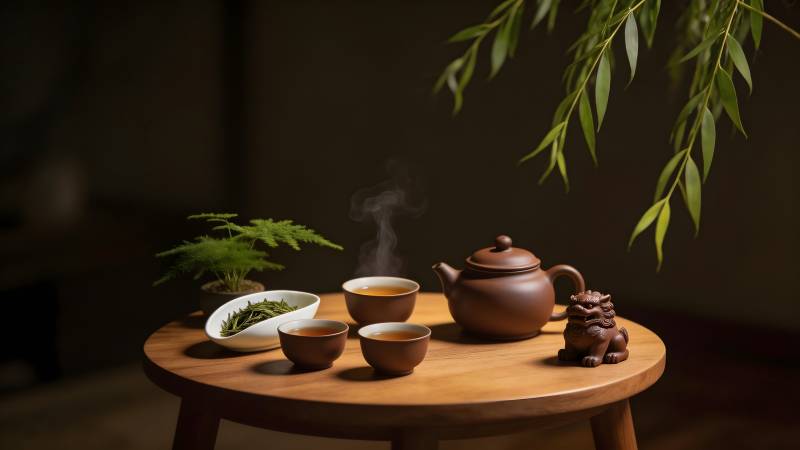 茶香袅袅 静谧时光图片
