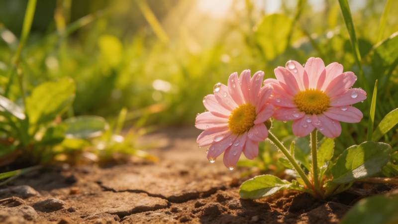 春日小花绽放图片