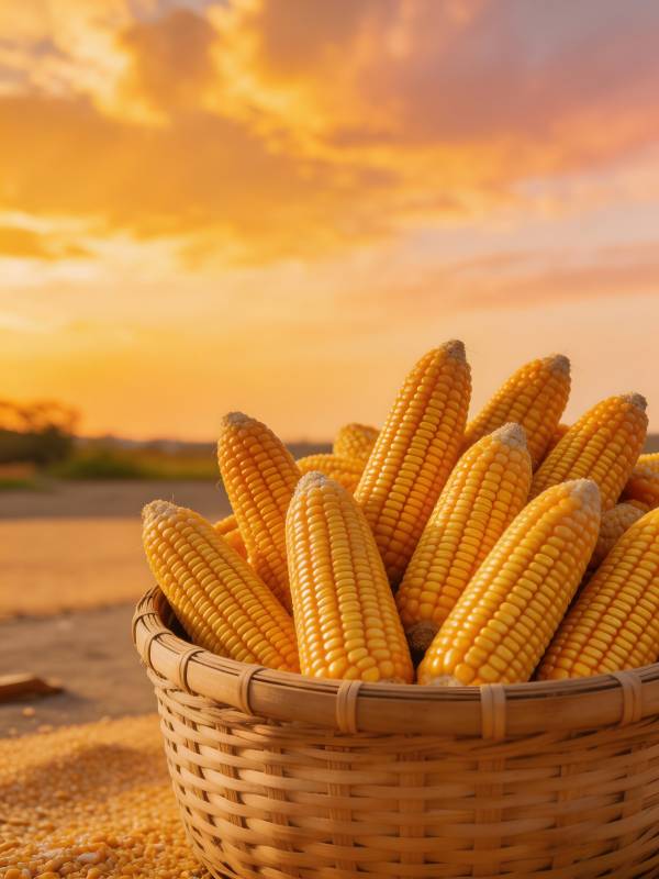 金秋玉米丰收图图片