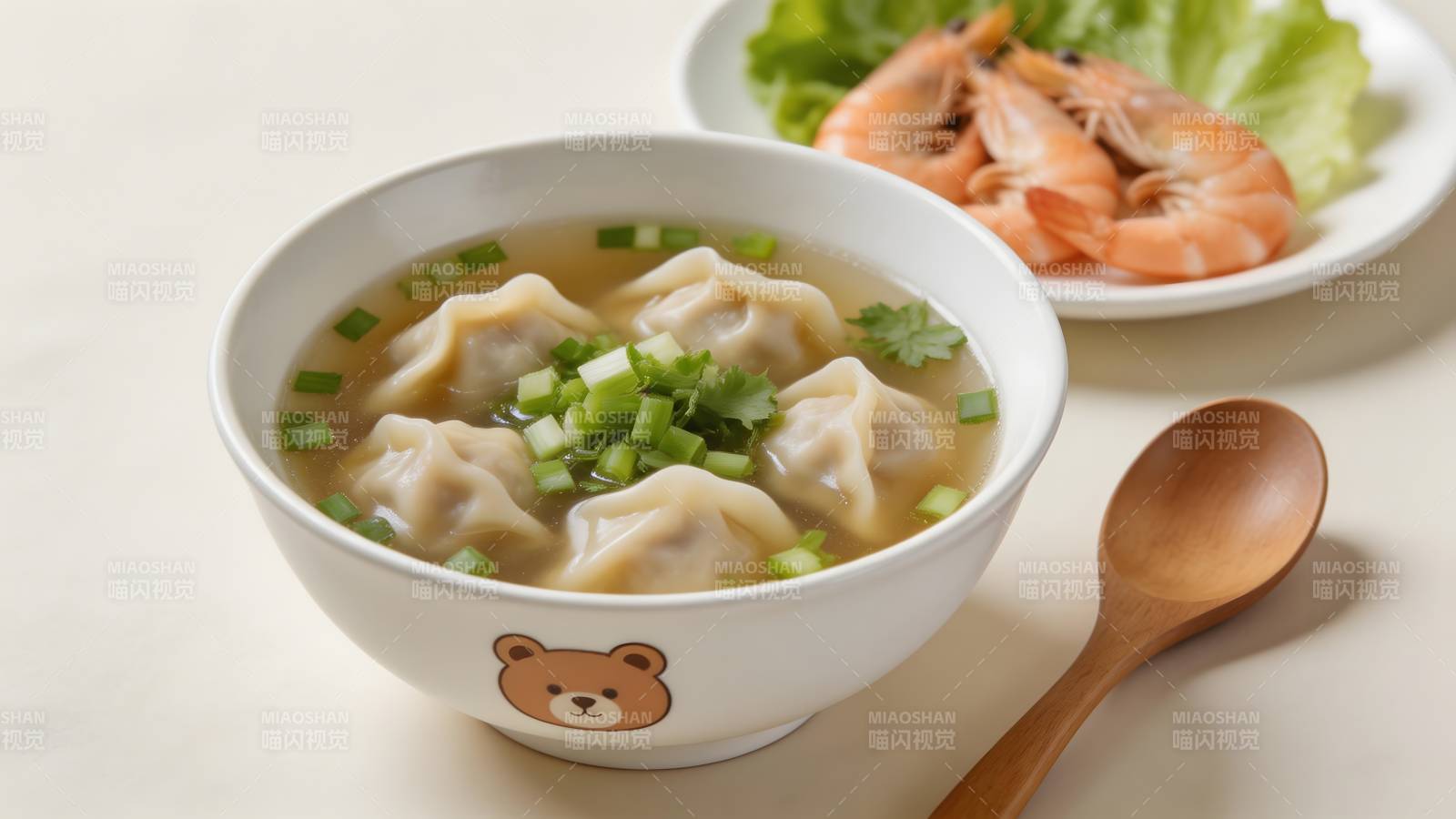 鲜虾饺子汤图片