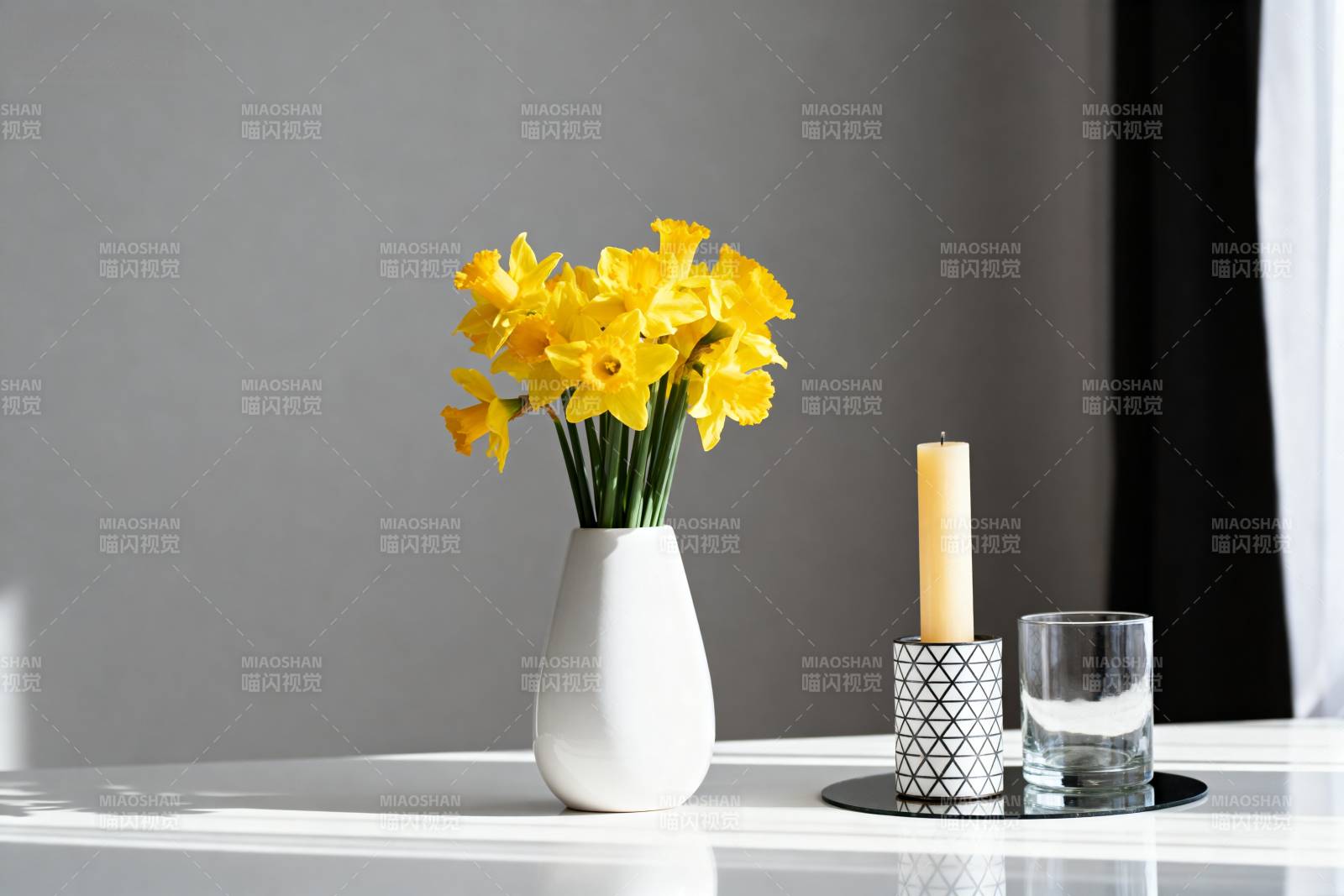 黄花静物摆设图片