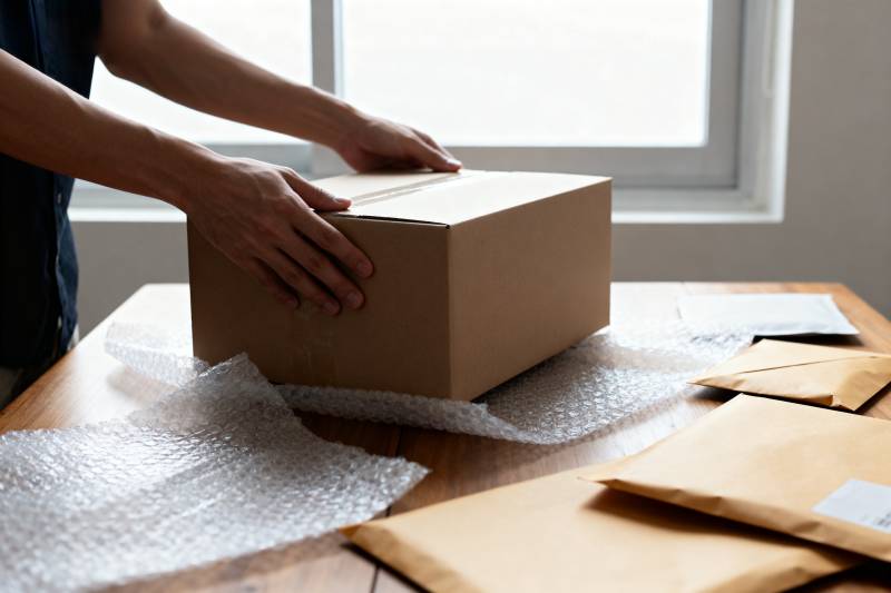 打包快递包裹图片