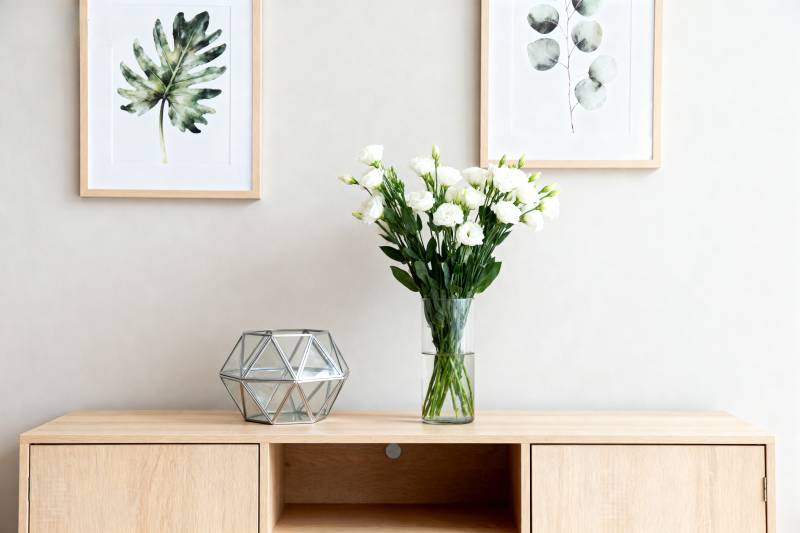 简约花艺装饰图片