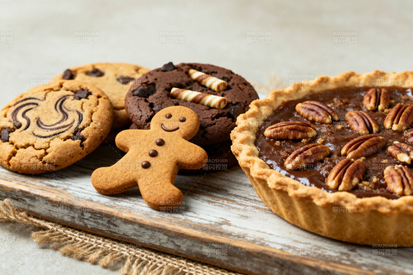 美味甜点拼盘图片