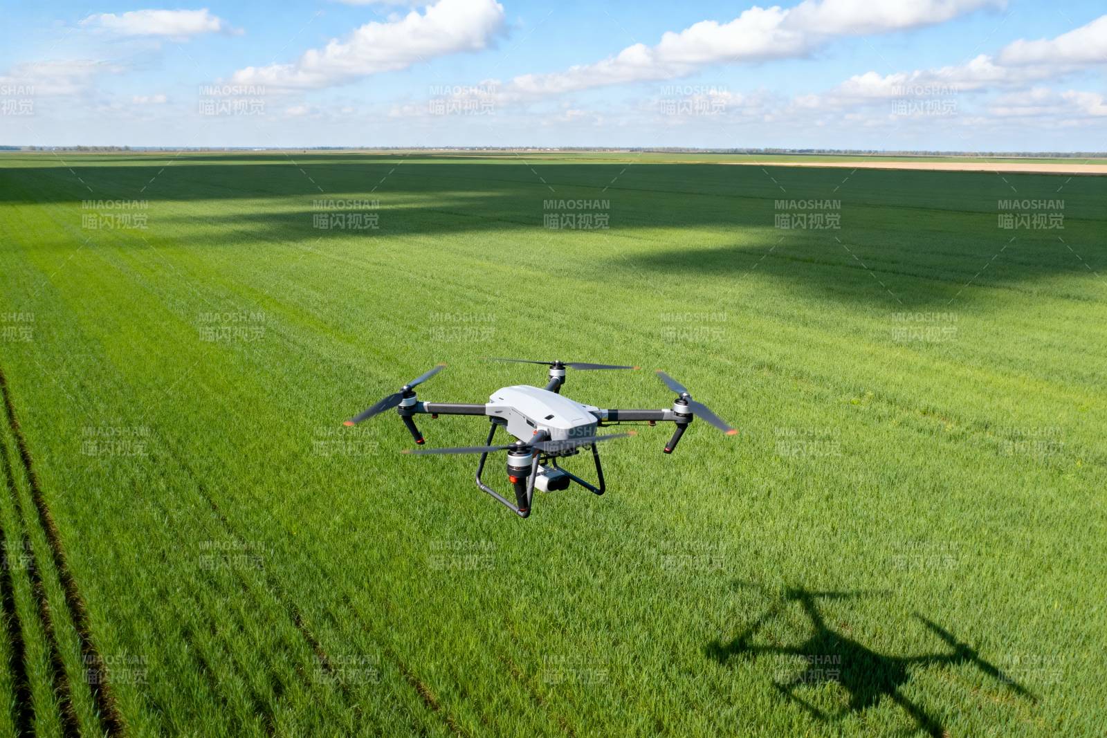 无人机巡田图片