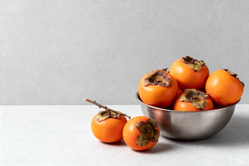 柿子静物图图片