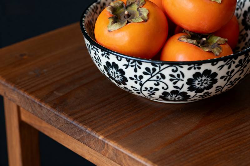 柿子静物图图片