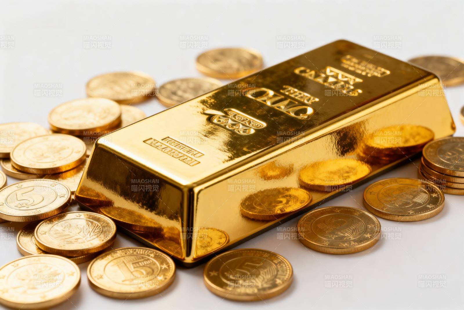 金条与金币闪耀图片