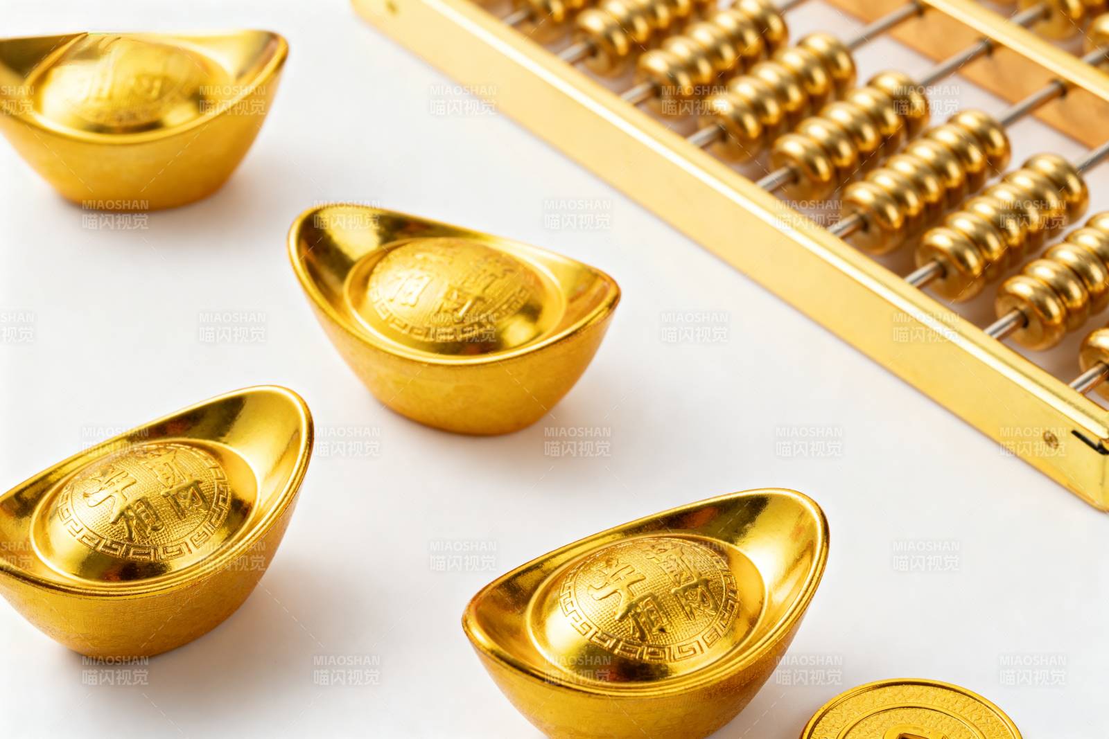 金元宝与算盘图片