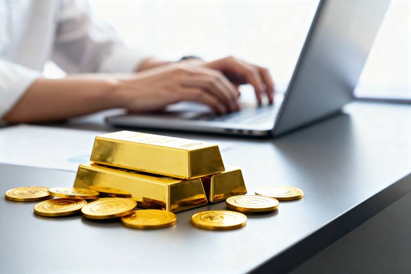 黄金投资理财图片