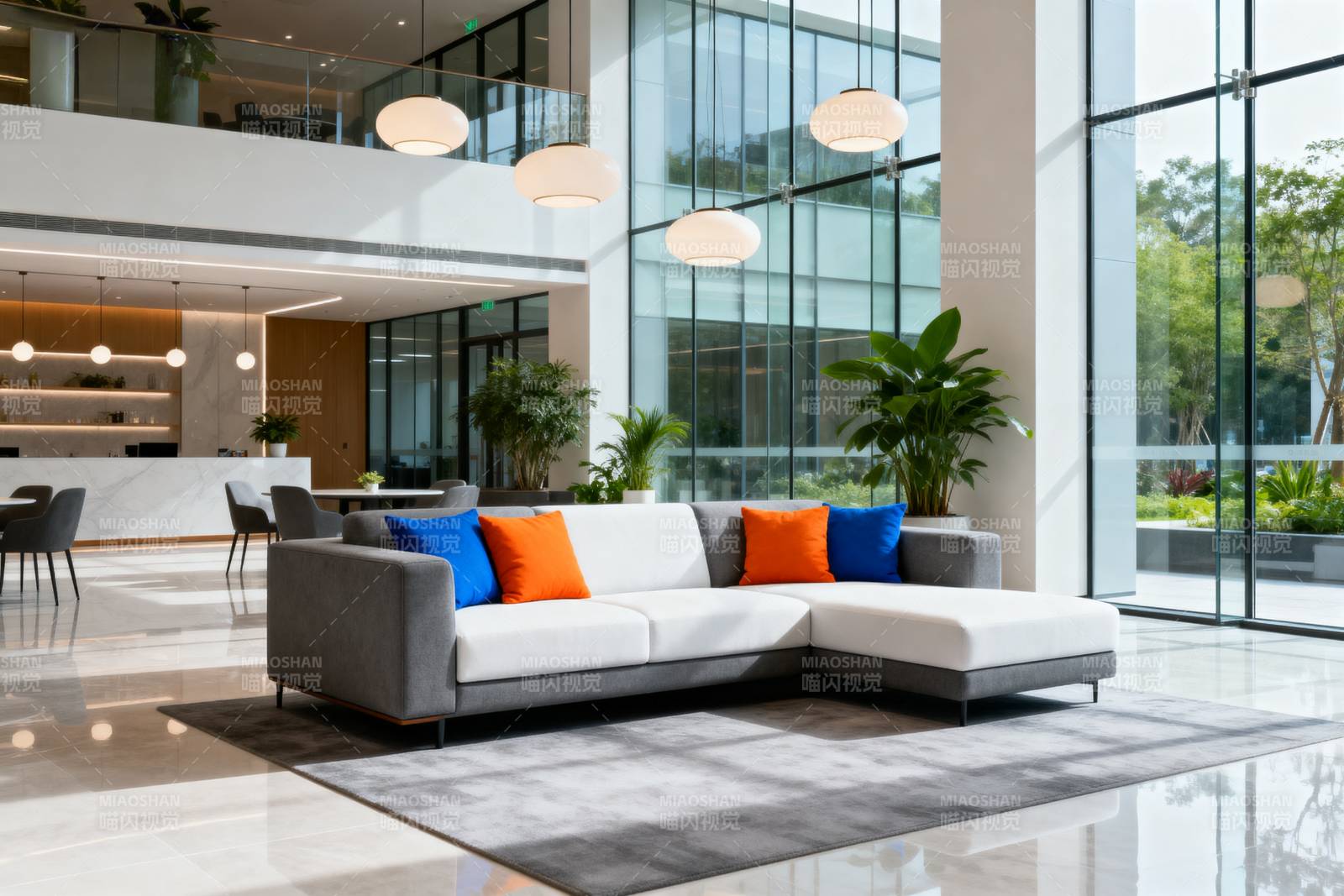 现代客厅沙发布置图片