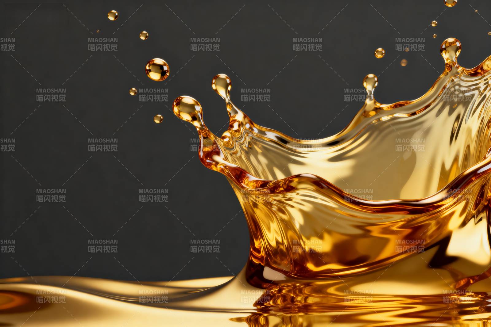 金液飞溅瞬间图片