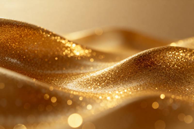 金色波光粼粼图片