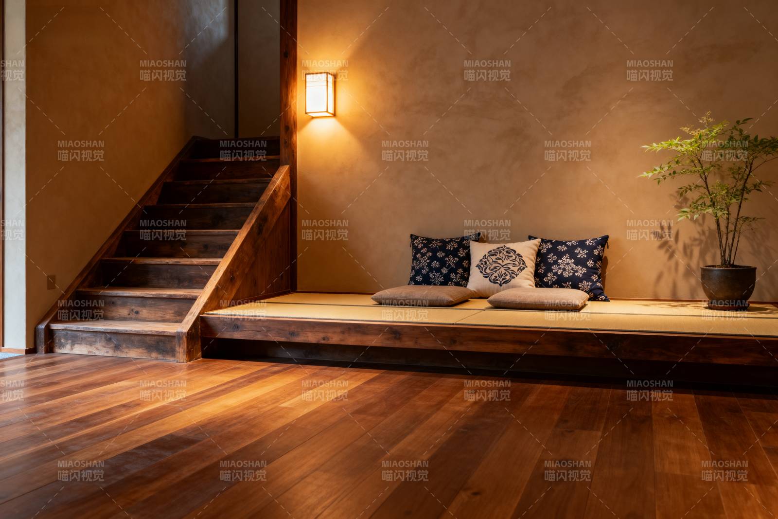 日式禅意榻榻米房图片