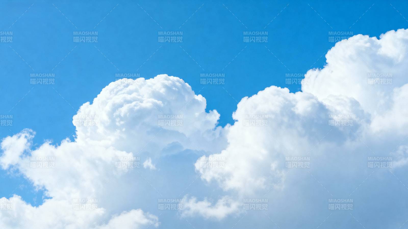 蓝天白云美景图片