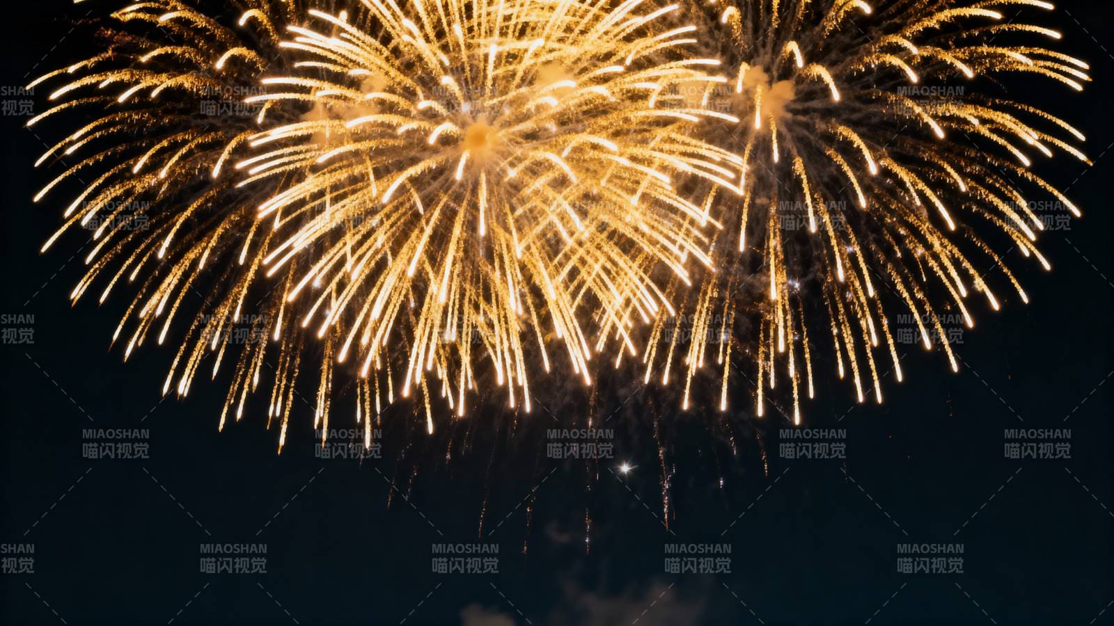 璀璨烟花绽放夜空图片