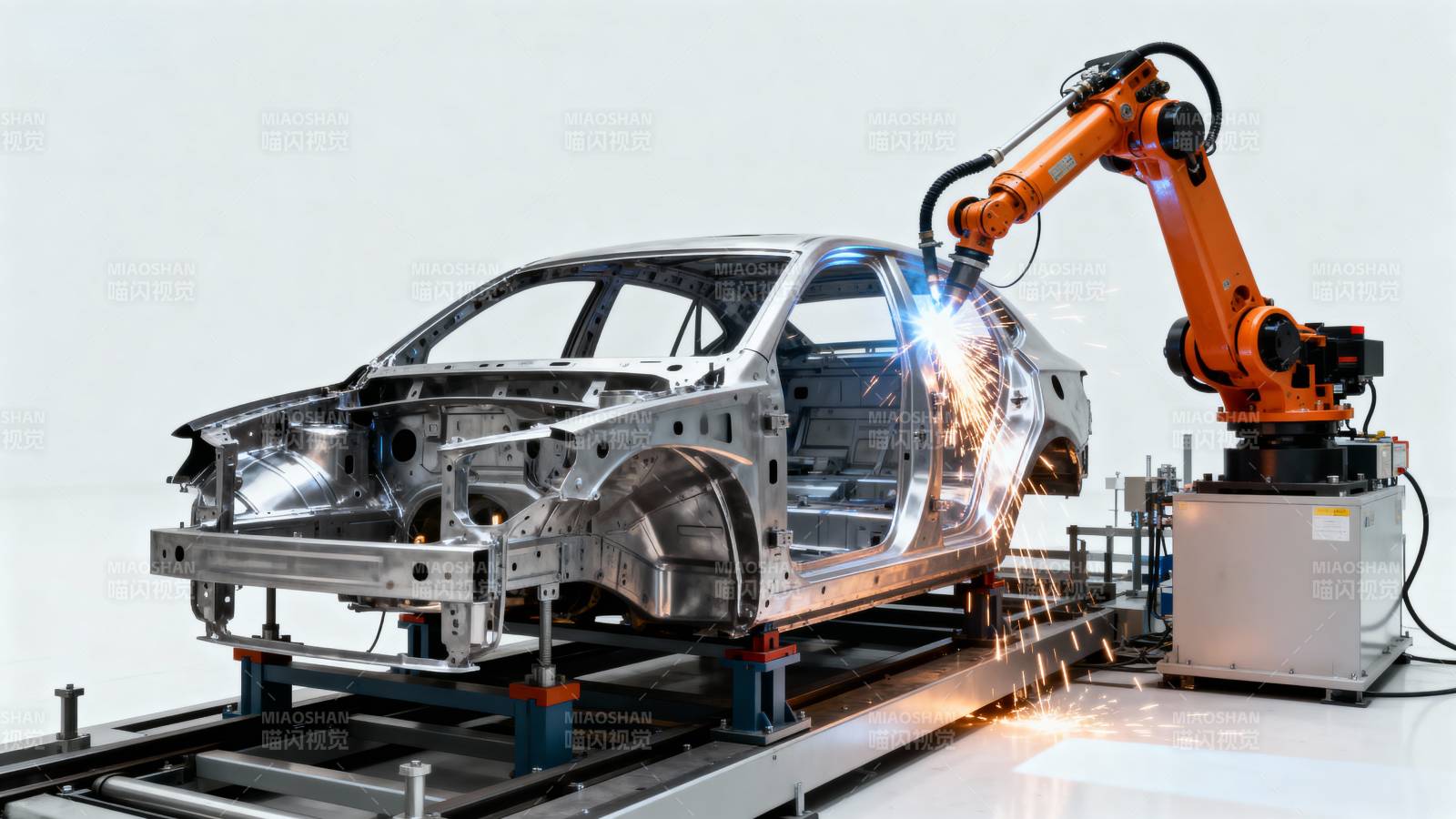 智能焊接汽车生产线图片