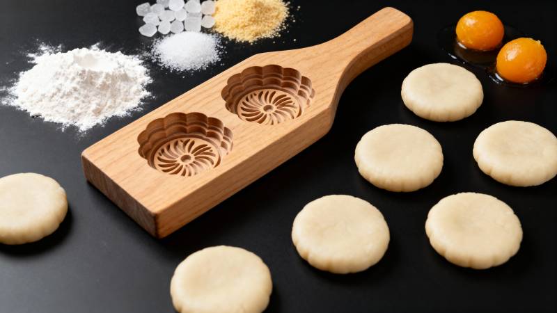 制作中式糕点模具图片