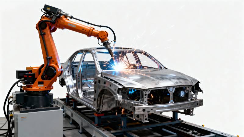 机器人焊接汽车图片