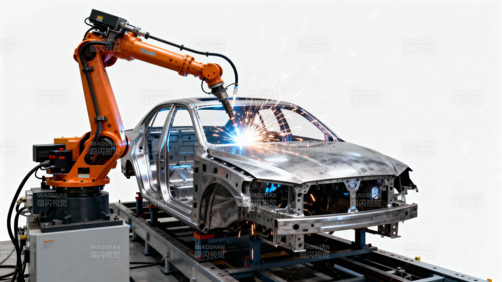 机器人焊接汽车图片