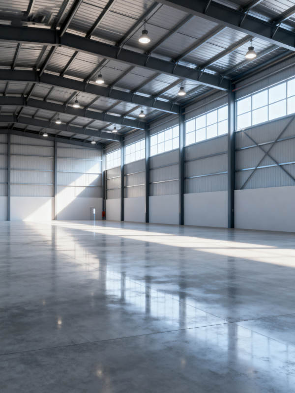 宽敞明亮的工业厂房图片
