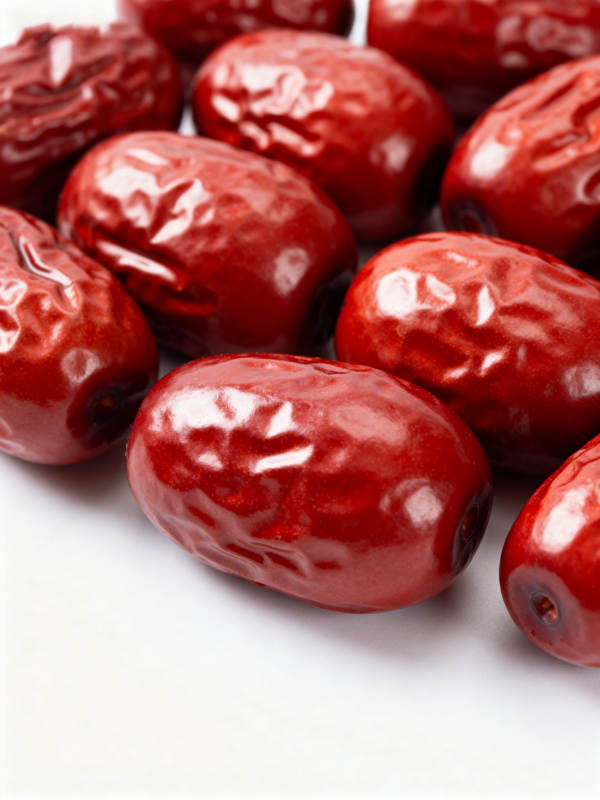 鲜红饱满的红枣图片
