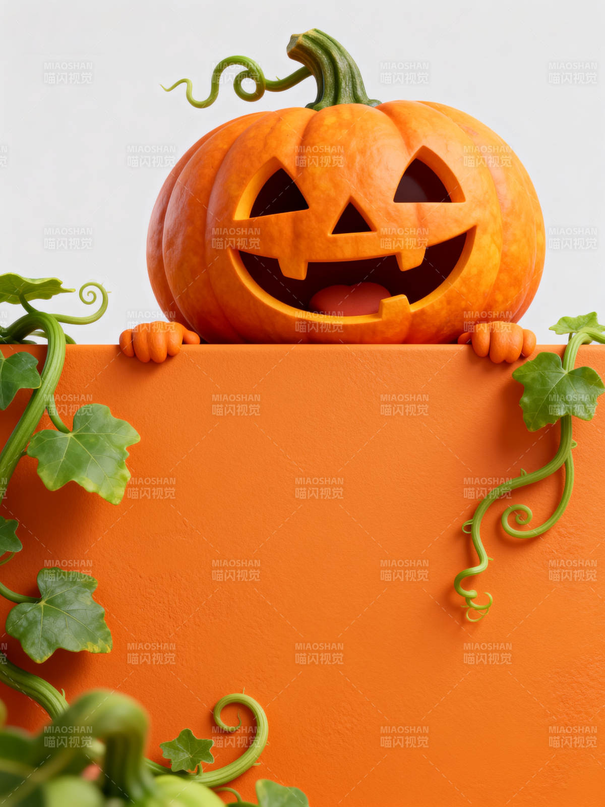 南瓜笑迎万圣节图片