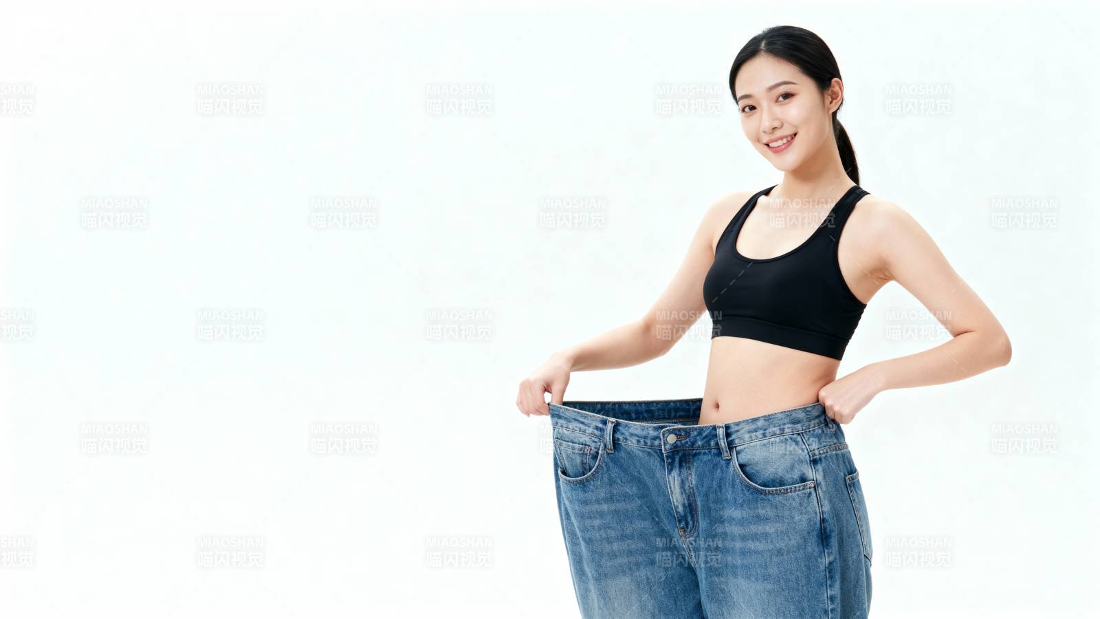 瘦身成功 自信满满图片