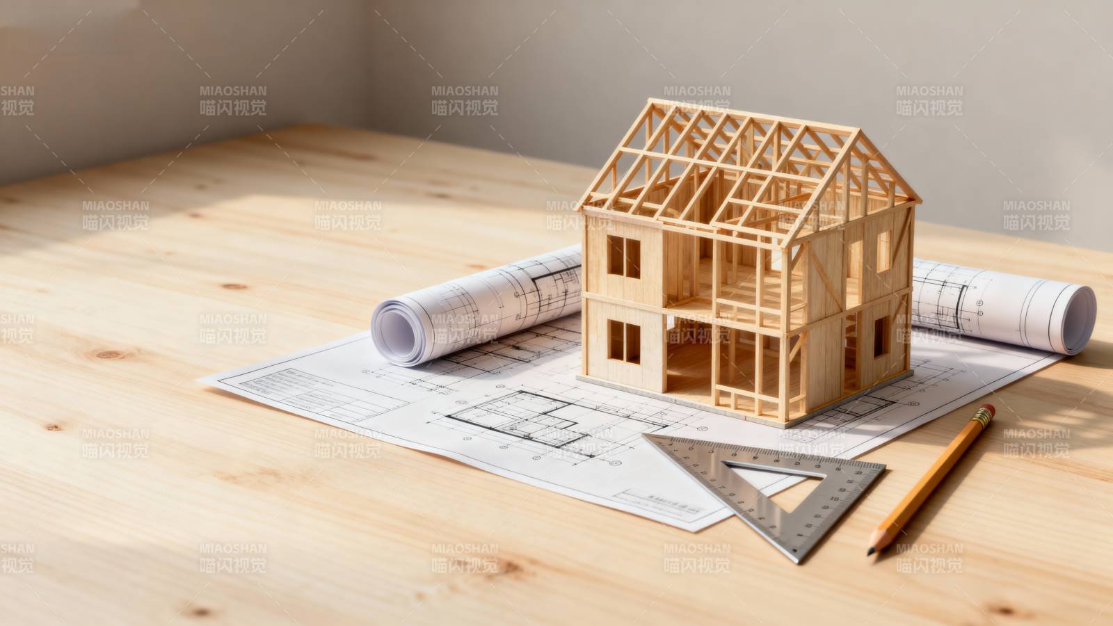 建筑模型与图纸图片