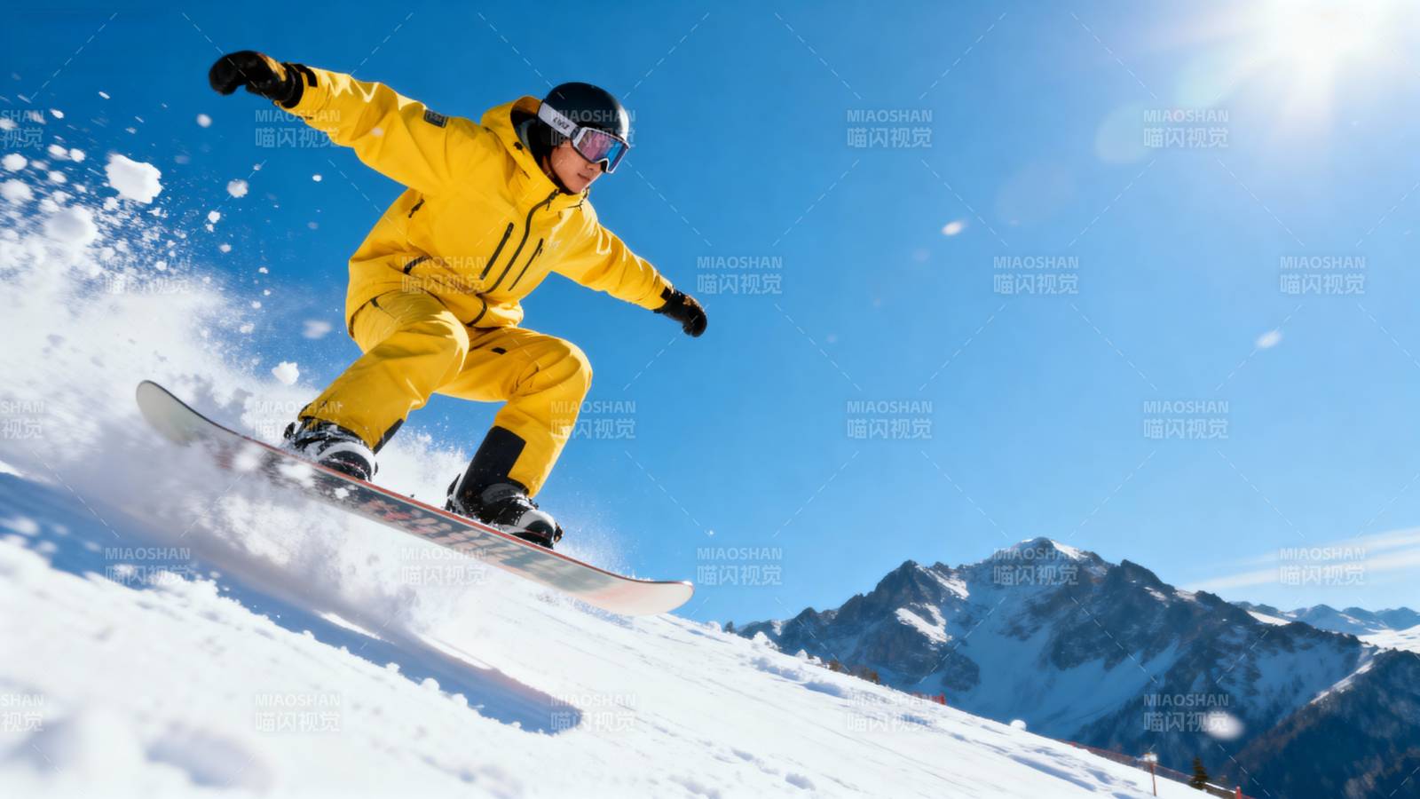 雪地滑行 畅享冬日图片