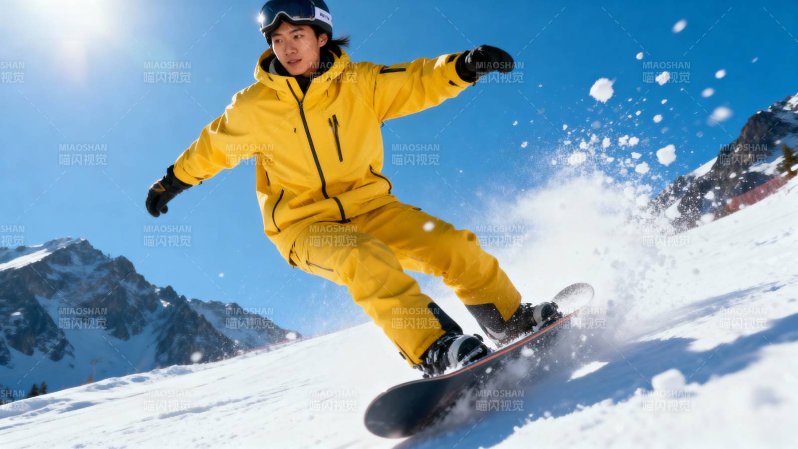 雪地滑行 畅享冬日图片