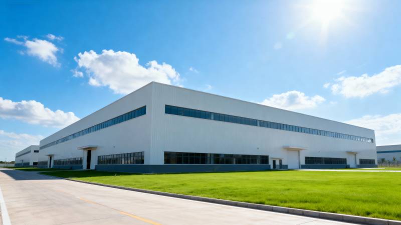 现代工业厂房外观图片