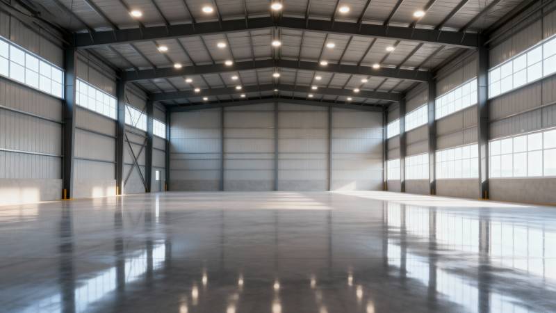 宽敞明亮的工业厂房图片