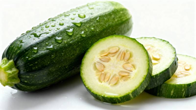 新鲜黄瓜切片图片