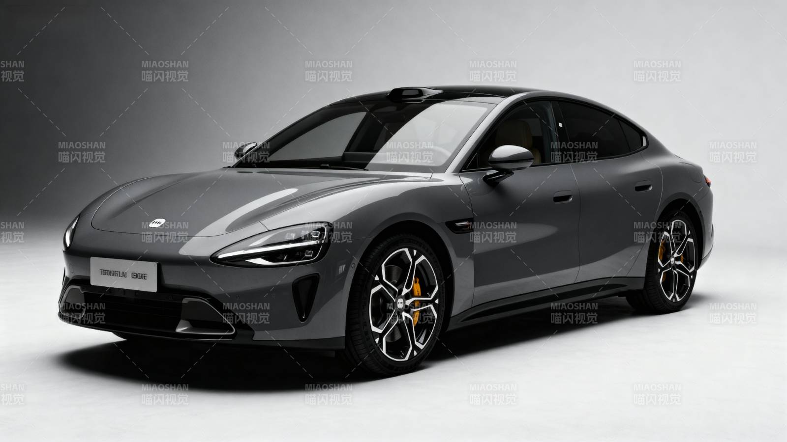 极氪纯电轿车图片