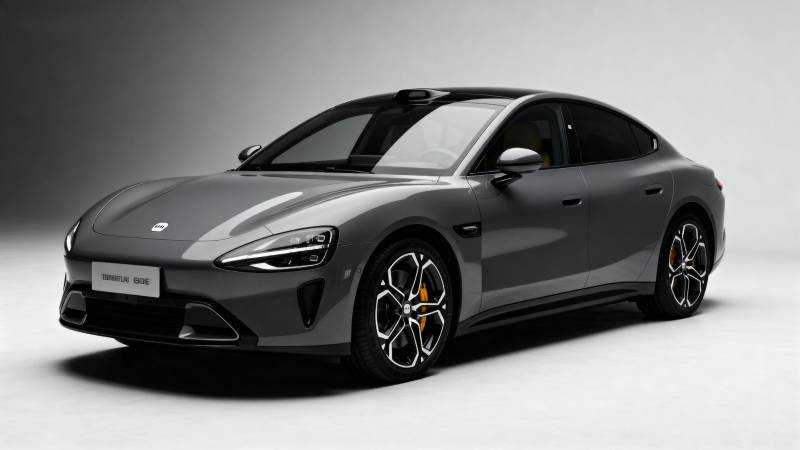 极氪纯电轿车图片