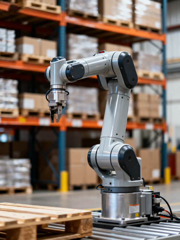 智能机械臂作业中图片