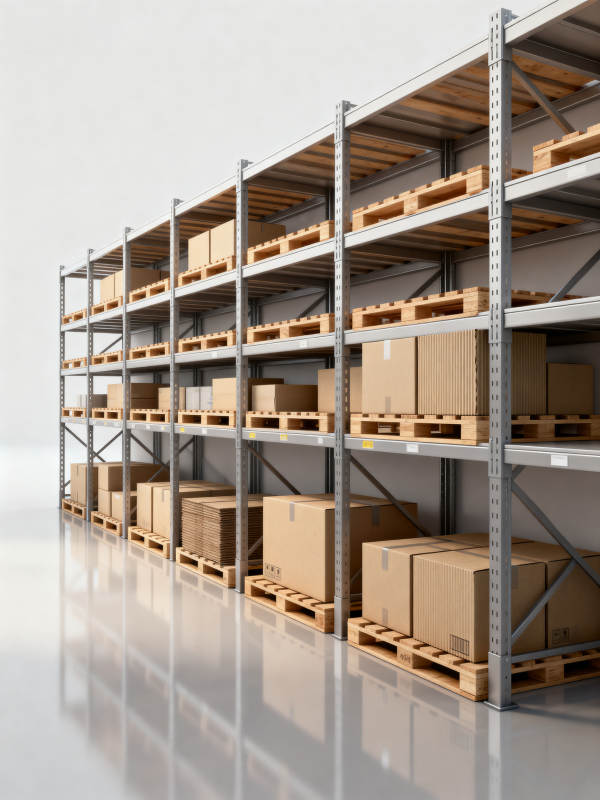 仓库货架储物图图片