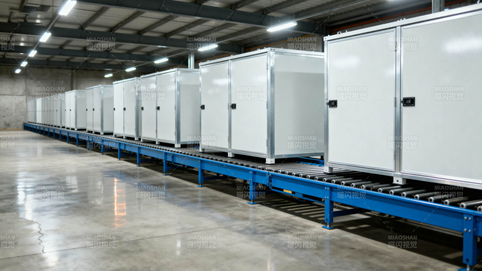 工厂自动化生产线图片